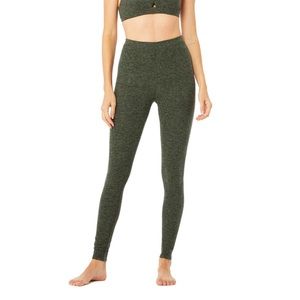 Highly Waist Alosoft Flow Legging in Hunter Heather